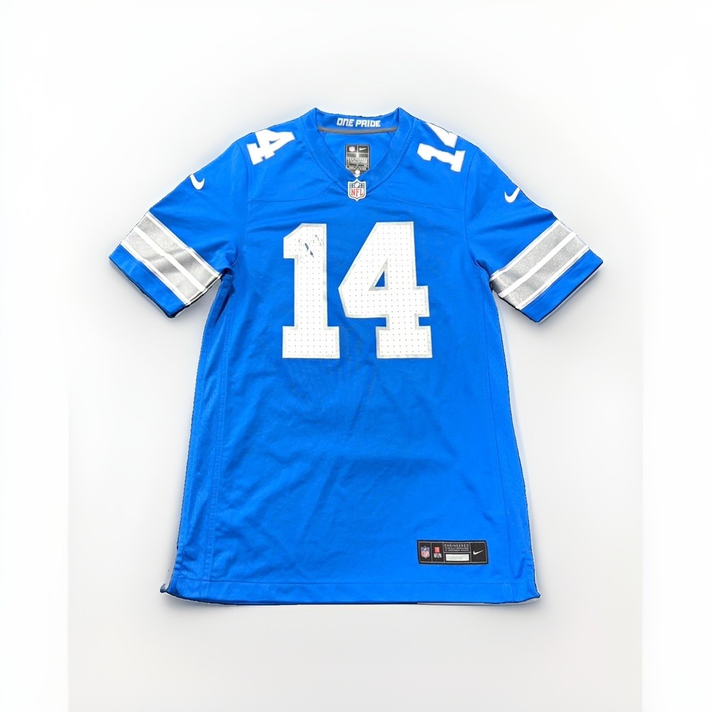 Nike NFL Detroit Lions Amon-Ra St. Brown #14 Blue Jersey Men's Size S One Pride